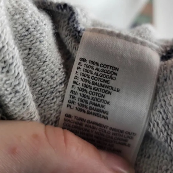 THE NORTH FACE 100% Cotton striped hoodie - Picture 3 of 6